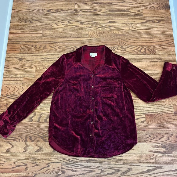 Maeve Velvet Shirt - Picture 6 of 10